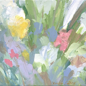 Spring Fleurs II - 6" x 6" 